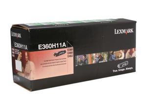 Lexmark E360H11A High Yield Return Program Toner Cartridge - Black