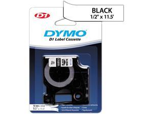 DYMO 16953 Self-Adhesive D1 Flexible Nylon Fabric Tape for Label Makers, 1/2-inch, White, 12-foot Roll DYMO 16953 Self-Adhesive D1 Flexible Nylon Fabric Tape for Label Makers, 1/2-inch, White, 12-foot Roll