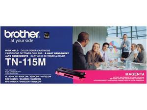 Brother TN115M High Yield Toner Cartridge - Magenta Brother TN115M High Yield Toner Cartridge - Magenta