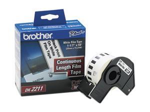 Brother Continuous Film Label Tape 1.1" x 50 ft. Roll White