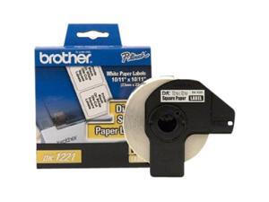 Brother DK1221 0.9 in square (23 mm square) Square White Paper Labels (1,000 Labels) Brother DK1221 0.9 in square (23 mm square) Square White Paper Labels (1,000 Labels)