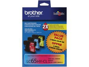 Brother LC653PKS High Yield Innobella Ink Cartridge - Combo Pack - Cyan/Magenta/Yellow