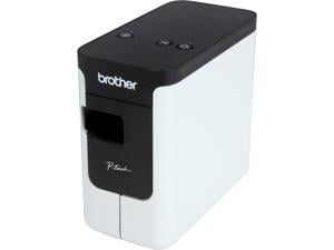 Brother P-touch PT-P700 PC-Connectable Label Printer for PC and Mac, Thermal Transfer, 180 x 360 dpi, 30mm./sec, Up to 4 Print Lines, Auto Cutter, Barcode Printing, USB