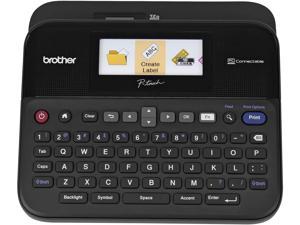 Brother P-touch PT-D600 PC-Connectable Label Maker with Color Display, Thermal Transfer, 180 x 360 dpi, 30mm/sec, Up to 7 Print Lines, Auto Cutter, Barcode Printing, USB