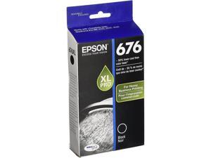 EPSON 676XL T676XL120-S Ink Cartridge, High Capacity Black EPSON 676XL T676XL120-S Ink Cartridge, High Capacity Black