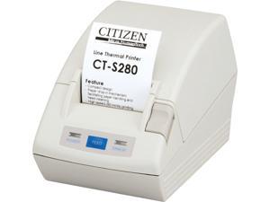 Citizen CT-S280 2" Compact 2-color Thermal Receipt Printer - White - CT-S280RSU-WH