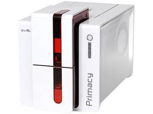 Evolis PM1HB000RD Primacy Duplex Expert Mag ISO Card Printer - Dual-sided - White/Red Evolis PM1HB000RD Primacy Duplex Expert Mag ISO Card Printer - Dual-sided - White/Red