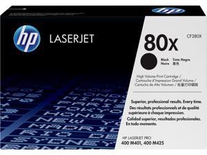 HP 80X High Yield LaserJet Toner Cartridge  Black