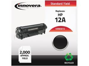Innovera IVR83012 Black Compatible Remanufactured Q2612A (12A) Laser Toner Innovera IVR83012 Black Compatible Remanufactured Q2612A (12A) Laser Toner