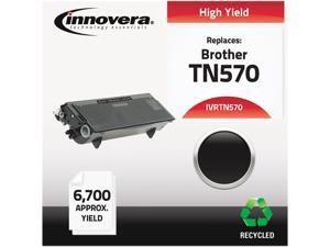 6700 Page Yield Equivalent to Brother TN-570 SuppliesMAX Compatible Replacement for Innovera IVRTN570 Toner Cartridge