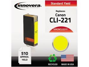 Innovera IVRCNCLI221Y Yellow Ink Cartridge Innovera IVRCNCLI221Y Yellow Ink Cartridge