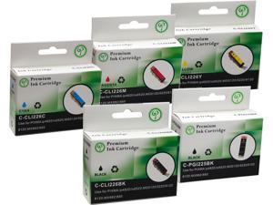 Green Project C-PGI225/CLI226(5PK) Black and Colors Compatible Canon PGI225, CLI226 Ink Cartridge 5 Pack Green Project C-PGI225/CLI226(5PK) Black and Colors Compatible Canon PGI225, CLI226 Ink Cartridge 5 Pack