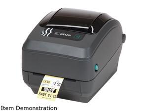 Zebra GK42-102520-000 Thermal 127 mm / sec 203 dpi GK420t Thermal Desktop Printer, EURO AND UK POWER CORD