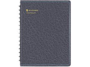 AT-A-GLANCE 80-150-05 Recycled Class Record Book, 10-7/8 x 8-1/4, Black