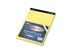 Ampad 20-243 Evidence Dual Ruled Pad, Legal/Wide Rule, 8-1/2 x 11-3/4, Canary, 100 Sheets Ampad 20-243 Evidence Dual Ruled Pad, Legal/Wide Rule, 8-1/2 x 11-3/4, Canary, 100 Sheets