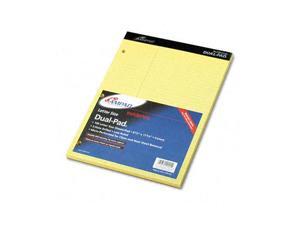 Ampad 20-245 Evidence Dual Ruled Pad, Law Rule, 8-1/2 x 11-3/4, Canary, 100 Sheets Ampad 20-245 Evidence Dual Ruled Pad, Law Rule, 8-1/2 x 11-3/4, Canary, 100 Sheets