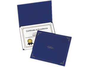 Oxford 29900-235BGD Certificate Holder, 12-1/2 x 9-3/4, Dark Blue, 5/Pack