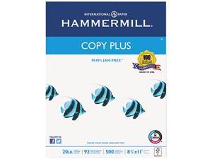 Hammermill 105007 - Copy Plus Copy Paper, 92 Brightness, 8-1/2 x 11, White, 1 ream for 5lb