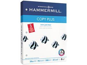 Hammermill 10503-1 Copy Plus Copy Paper, 3-Hole Punch, 92 Brightness, 20lb, Ltr, White, 500 Shts/Rm Hammermill 10503-1 Copy Plus Copy Paper, 3-Hole Punch, 92 Brightness, 20lb, Ltr, White, 500 Shts/Rm
