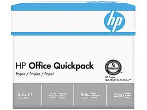 HP 112103 Office Paper, 92 Brightness, White, 2500 Sheets / Carton HP 112103 Office Paper, 92 Brightness, White, 2500 Sheets / Carton