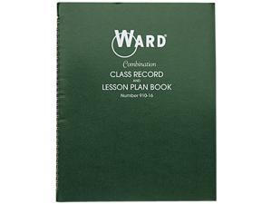 Ward 910-16 Combination Record & Plan Book, 9-10 Weeks, 6 Periods/Day, 11 x 8-1/2 Ward 910-16 Combination Record & Plan Book, 9-10 Weeks, 6 Periods/Day, 11 x 8-1/2
