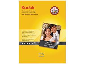 Kodak 8366353 Ultra Premium Photo Paper, 76 lbs., High-Gloss, 8-1/2 x 11, 25 Sheets/Pack