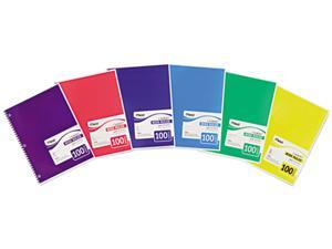 Mead 05514 Spiral Bound Notebook, Wide/Margin Rule, 8x10-1/2,White,1 Subject 100 Sheets/Pad Mead 05514 Spiral Bound Notebook, Wide/Margin Rule, 8x10-1/2,White,1 Subject 100 Sheets/Pad