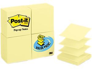 Post-it Pop-up Notes R330-24VAD Pop-Up Note Refills, 3 x 3, Canary Yellow, 24 100-Sheet Pads/Pack