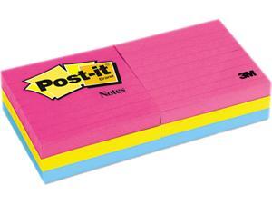 Post-it Notes 630-6AN Neon Color Notes, 3 x 3, Lined, Neon Colors, 6 100-Sheet Pads/Pack Post-it Notes 630-6AN Neon Color Notes, 3 x 3, Lined, Neon Colors, 6 100-Sheet Pads/Pack