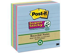 Post-it Notes Super Sticky 675-6SST Super Sticky Notes, 4 x 4, Lined, 5 Tropic Breeze Colors, 6 90-Sheet Pads/Pack Post-it Notes Super Sticky 675-6SST Super Sticky Notes, 4 x 4, Lined, 5 Tropic Breeze Colors, 6 90-Sheet Pads/Pack
