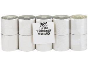 PM Company 09325 Paper Rolls, Credit Verification, 2-1/4" x 70 ft, White/Canary, 10/Pack PM Company 09325 Paper Rolls, Credit Verification, 2-1/4" x 70 ft, White/Canary, 10/Pack