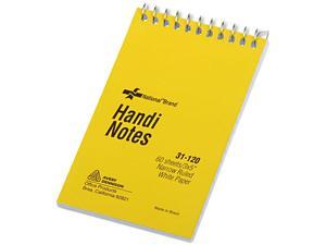 National Brand 31120 Wirebound Memo Book, Narrow Rule, 3 x 5, White, 60 Sheets/Pad National Brand 31120 Wirebound Memo Book, Narrow Rule, 3 x 5, White, 60 Sheets/Pad