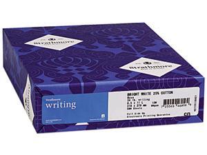 Strathmore 300-068 25% Cotton Business Stationery, 24 lbs., 8-1/2 x 11, Ultimate White, 500/Ream Strathmore 300-068 25% Cotton Business Stationery, 24 lbs., 8-1/2 x 11, Ultimate White, 500/Ream