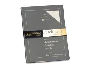 Southworth P984CK Parchment Specialty Paper, 24 lbs., 8-1/2 x 11, Ivory, 100/Pack