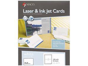 Maco Unruled Index Cards, 4 x 6, White, 100/Box Maco Unruled Index Cards, 4 x 6, White, 100/Box