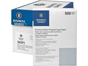 Business Source 36591PL Premium Multi Purpose Copy Paper 92 Brightness 20 lb 8 12 x 11 White 5000 SheetsCarton  1 Pallet 40 Cartons