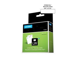 DYMO Rhino File Barcode Label 0.75" Width x 2.50" Length - 450 / Roll - 450/Roll - Direct Thermal - White DYMO Rhino File Barcode Label 0.75" Width x 2.50" Length - 450 / Roll - 450/Roll - Direct Thermal - White