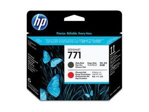 HP CE017A Matte Black / Chromatic Red Designjet Printhead