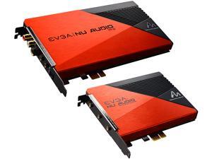 EVGA NU Audio Pro 7.1, 712-P1-AN21-KR, 7.1 Surround, Lifelike Audio, PCIe, RGB LED, Backplate, Designed with Audio Note EVGA NU Audio Pro 7.1, 712-P1-AN21-KR, 7.1 Surround, Lifelike Audio, PCIe, RGB LED, Backplate, Designed with Audio Note