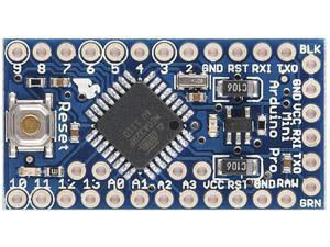 SparkFun Arduino Pro Mini ATmega328 - 3.3V/8MHz Development Board Incl 8 Analog Pins and 14 Digital GPIO Pins Over Current Protected Regulated DC Input 3.3v up to 12v Small Footprint for Prototyping