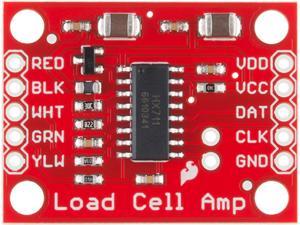 SparkFun Load Cell Amplifier - HX711 Small Breakout Board Read Load Cells to Measure Weight Four-wire Wheatstone Bridge Configuration Connect to Sensors Build Scale Process Control Presence Detection