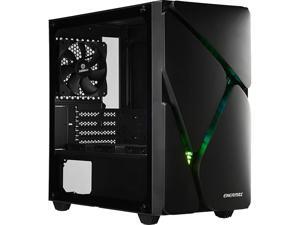 Enermax MarbleShell MS20 ARGB Tempered Glass Side Panel Compact Micro-ATX Mini Tower PC Gaming Case Dual ARGB Fans (3 Pre-Installed Fans) - Black Enermax MarbleShell MS20 ARGB Tempered Glass Side Panel Compact Micro-ATX Mini Tower PC Gaming Case Dual ARGB Fans (3 Pre-Installed Fans) - Black