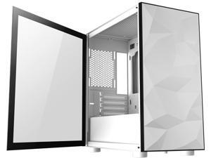 darkFlash DLM21 White Micro ATX Mini Tower MicroATX Computer Case with Door Opening Tempered Glass Side Panel darkFlash DLM21 White Micro ATX Mini Tower MicroATX Computer Case with Door Opening Tempered Glass Side Panel