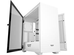 darkFlash DLX22 E-ATX/ATX/Micro ATX/Mini ATX White Computer Case with Two Door Opening, Tempered Glass Side Panel Support 360mm Radiator w/ Type-C Port darkFlash DLX22 E-ATX/ATX/Micro ATX/Mini ATX White Computer Case with Two Door Opening, Tempered Glass Side Panel Support 360mm Radiator w/ Type-C Port
