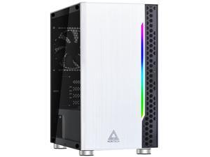 Montech Flyer Micro ATX Computer Gaming Case/ High-Airflow, Acrylic Side Panel, Pre-Installed 2 x 120mm Fan, Hairline Surface Front Panel, RGB LED Shinning Strip/ Micro ATX, Mini-ITX/ Black, White Montech Flyer Micro ATX Computer Gaming Case/ High-Airflow, Acrylic Side Panel, Pre-Installed 2 x 120mm Fan, Hairline Surface Front Panel, RGB LED Shinning Strip/ Micro ATX, Mini-ITX/ Black, White