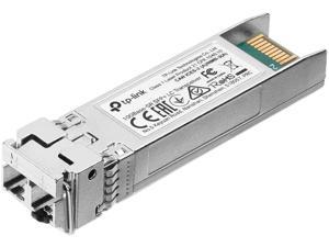 TP-Link TL-SM5110-SR | 10G-SR SFP+ LC Transceiver, Multi-Mode SFP Module| Plug and Play | LC/UPC interface | Hot Pluggable | Up to 300m/33m distance | Support SFP+MSA & DDM