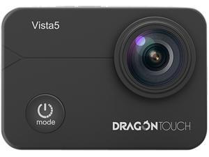 Dragon Touch Vista 5 Action Camera Native 4K 20MP Ultra HD Touch Screen EIS 4X Zoom Remote Control WiFi Waterproof Support External Mic 2x 1350mAh Batteries and Mounting Accessories Kit Dragon Touch Vista 5 Action Camera Native 4K 20MP Ultra HD Touch Screen EIS 4X Zoom Remote Control WiFi Waterproof Support External Mic 2x 1350mAh Batteries and Mounting Accessories Kit