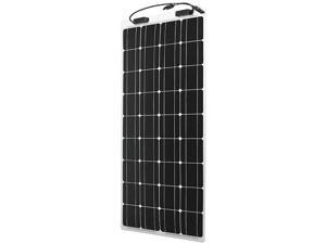 Renogy 100W 12V Monocrystalline Flexible Solar Panel For Boat Car RV Caravan Home, Ultra Lightweight Ultra Thin Renogy 100W 12V Monocrystalline Flexible Solar Panel For Boat Car RV Caravan Home, Ultra Lightweight Ultra Thin
