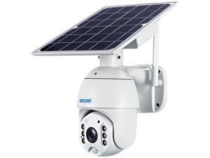 ESCAM QF480 1080P Cloud Storage PT 4G Battery PIR Alarm IP Camera With Solar Panel Full Color Night Vision IP66 Waterproof Two Way Audio Camera ESCAM QF480 1080P Cloud Storage PT 4G Battery PIR Alarm IP Camera With Solar Panel Full Color Night Vision IP66 Waterproof Two Way Audio Camera