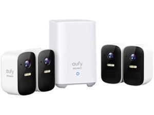 eufy Security, eufyCam 2C 4-Cam Kit, Wireless Home Security System with 180-Day Battery Life, HomeKit Compatibility, 1080p HD, IP67, Night Vision, No Monthly Fee